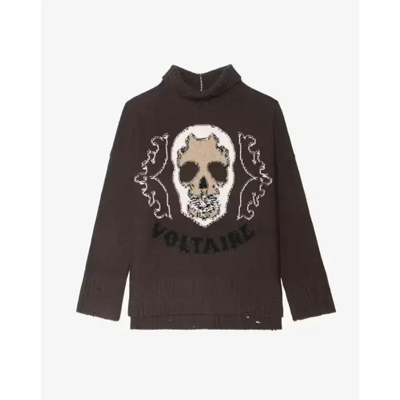 Zadig & Voltaire Bleeza Western Merino Wool Jumper Sweater